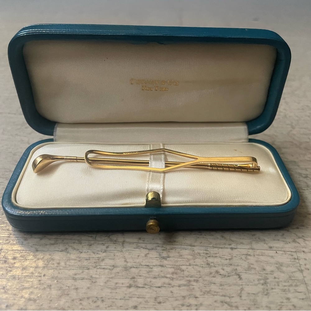 Tiffany & Co. golf club tie clip